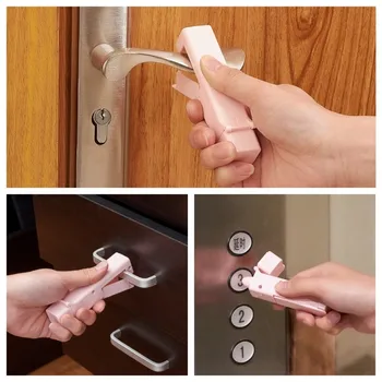 

1pc Portable Anti-Epidemic Tools Self-Disinfection Open the Door and Press the Elevator Protective Equipment Personal Protective