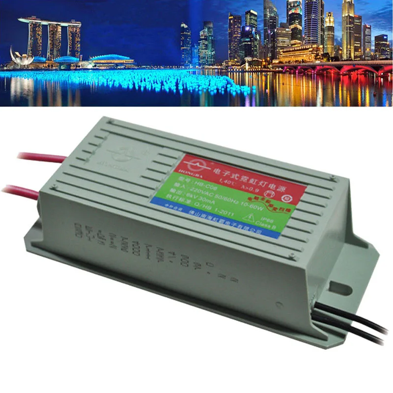 

Neon Electronic Transformer 6000V 30mA Neon Rectifier Power Supply High Voltage
