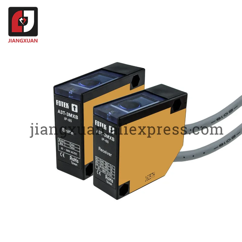 Original Genuine Taiwan Yangming FOTEK photoelectric switch Thru Beam type A3T-3MX A3T-10MX A3T-10MXP A3T-20MX sensor