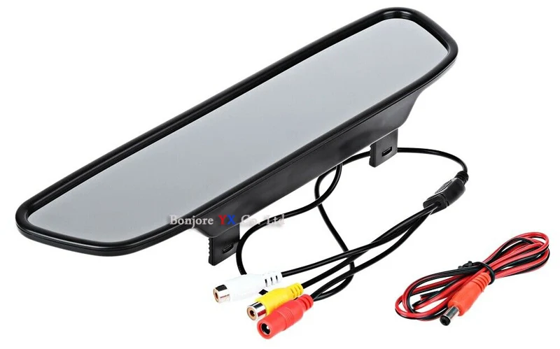 Koorinwoo для sony HD 4,3/5 дюймов зеркальный монитор с парковочными датчиками автомобиля 4 радара комплект звуков повышающая задняя камера Черный Белый парк