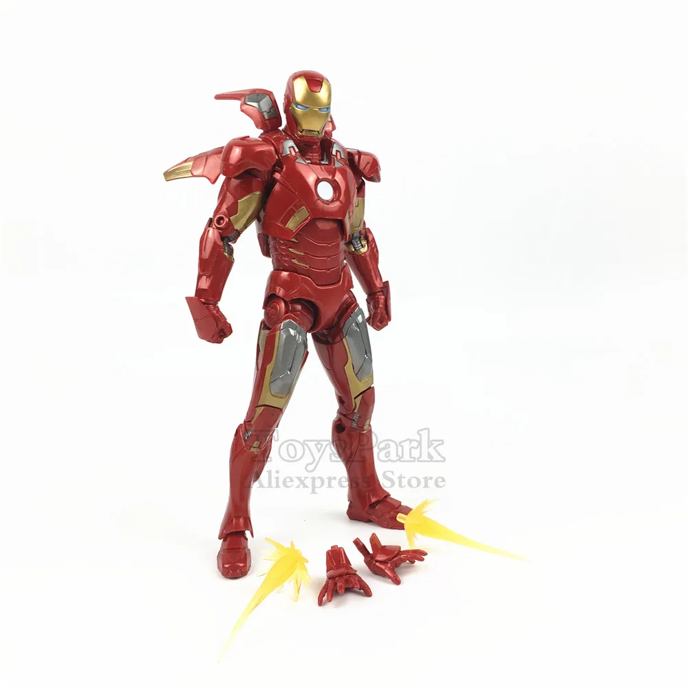 Marvel Legends 10th Anniversary Iron Man Mark VII 6 Action Figure Avengers Collectible by Ironmen Studios image 6