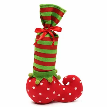 

Christmas Elf Candy Bag Santa Candy Socks Elf Bottle Bag Wine bottle Wrap