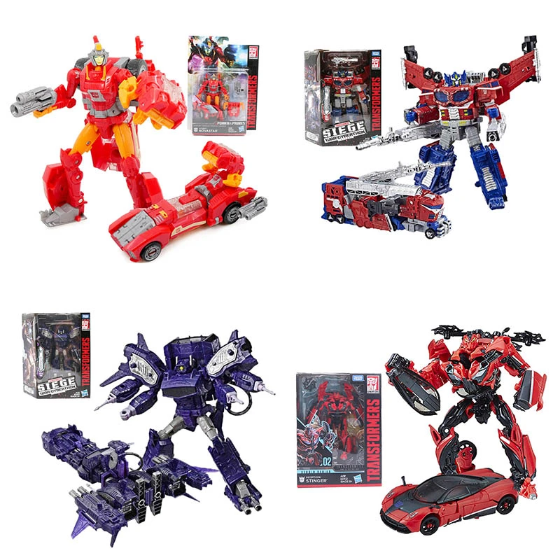 Transformasi Mobil Robot Mainan Transformers Perang Pengepungan Untuk Cybertron Trilogy Optimus Prime Shockwave Gambar Model Mainan Trafo Robot Aliexpress