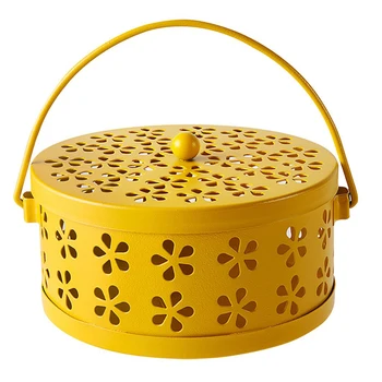 

Mosquito Coil Holder Retro Mosquito Incense Burner Metal Incense Burner Holder for Home and Camping Garden