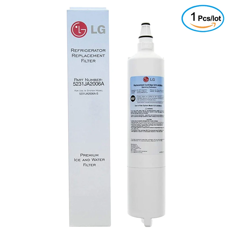 Filtro do Refrigerador do lg Lt600p Apropriado para 5231ja2006 5231ja2006a 5231ja2005a 5231ja2005a 5231ja2006f 5231jj2001c 1