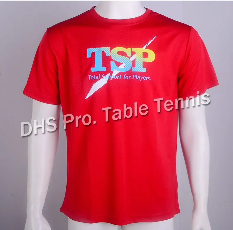 TSP 83501 майки для настольного тенниса, футболки для мужчин/женщин, одежда для пинг-понга, спортивная одежда, футболки для тренировок