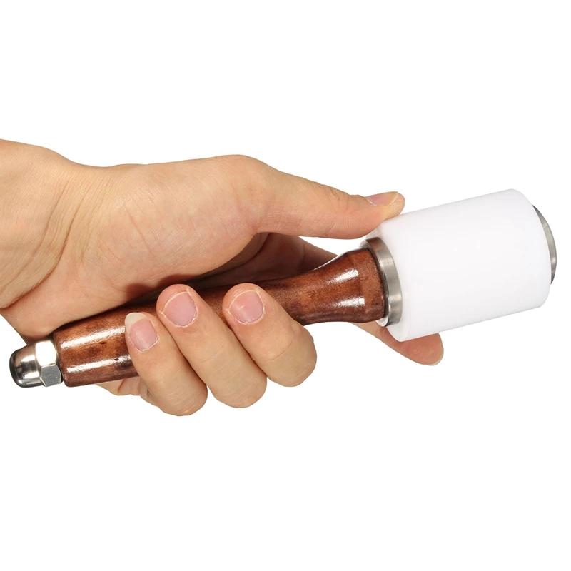 Strengthen Wooden Handle Leathercraft Carving Hammer Leather Craft