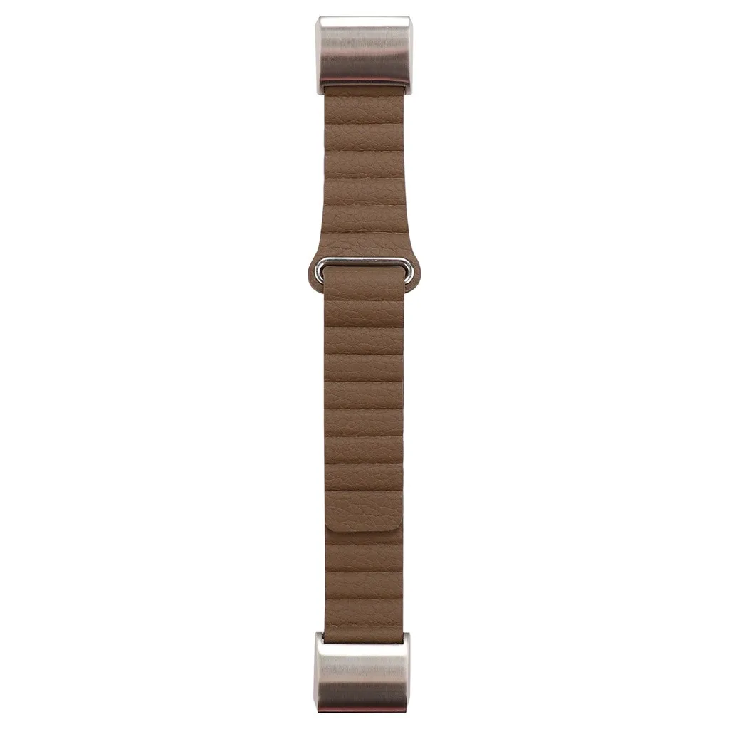 C Замена кожаный ремешок для часов группа пряжки ремня для Fitbit заряд 2 Браслет-напульсник ремень с пряжкой заменить браслет на запястье - Цвет: C