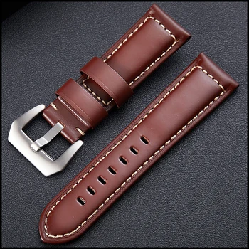 

Fashion Universal Genuine Leather Watch Band Quick Release Leather Strap Adjustable Classic Pin Buckle Watchband 20/22/24mm
