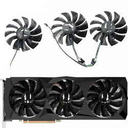 Ventilateur de refroidissement pour carte graphique ZOTAC GeForce RTX 3070 Ti 3080 3090, cpu RTX3080 RTX3090, 4 broches, 3 pièces 