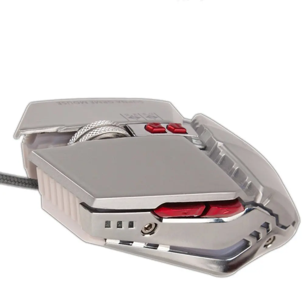 3500 dpi USB проводной Эргономичный дизайн бесшумный красочный светильник игровая мышь аксессуары для игр
