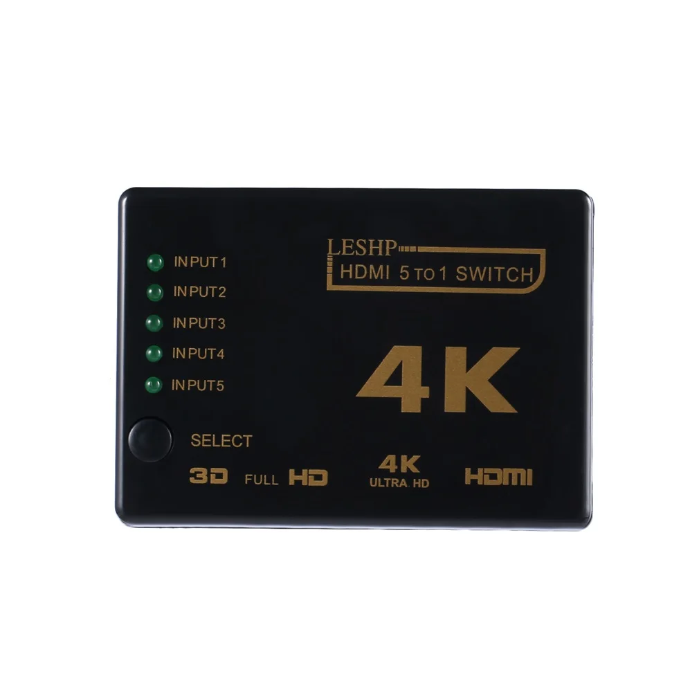 1080P Мини-Коммутатор HDMI 4K HD 3 5 портов HDMI Переключатель Селектор сплиттер с концентратором ИК пульт дистанционного управления для HD tv DVD tv BOX Z2