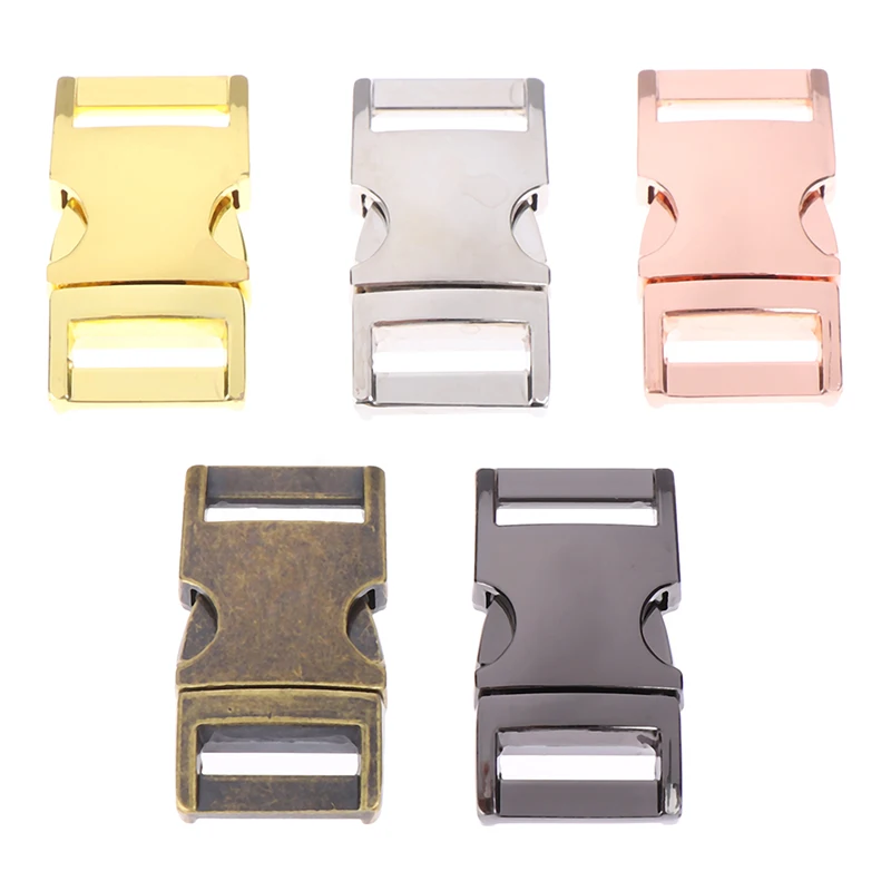 

1pcs Metal Curved Side Release Buckle Outdoor Camping Backpack Bag DIY Hardware Part Webbing Pets Collar
