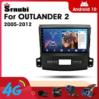 2 Din Android 10 jugador estéreo Radio de Audio para Mitsubishi Outlander 2 2005-2012 Multimedia Video pantalla táctil 4G Wifi TV DVD