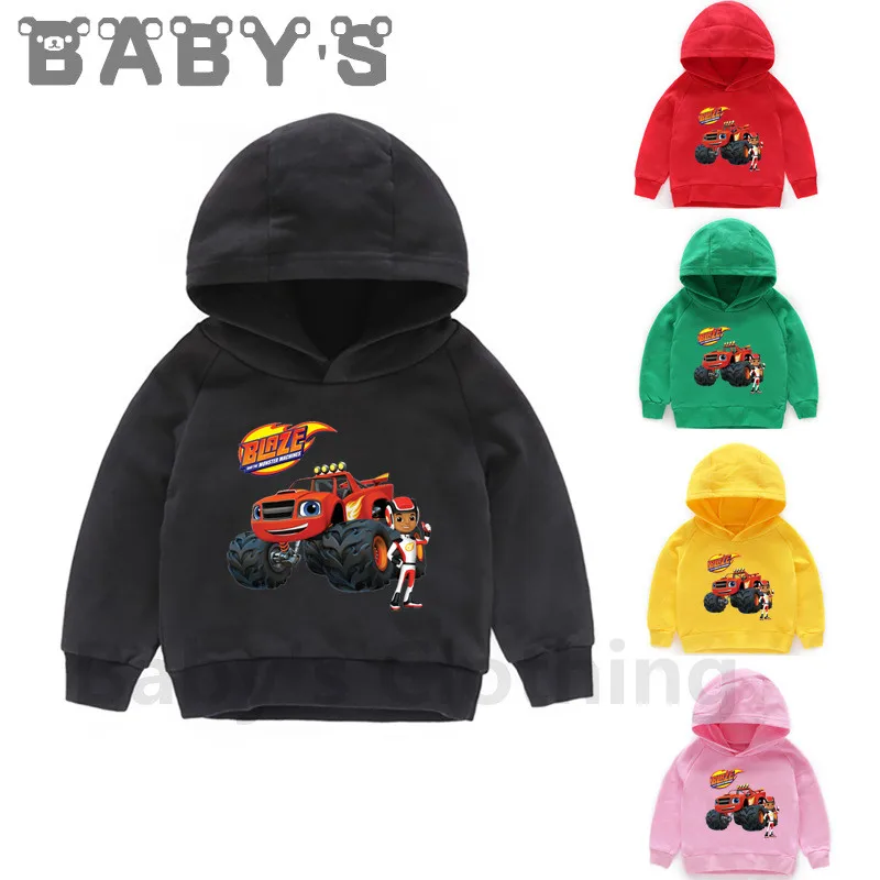 Blaze And The Monster Machines Felpe Per Bambini Felpe Con Cappuccio Per Bambini Pullover Per Bambini Top Ragazze Ragazzi Vestiti Autunnali, Kmt5402