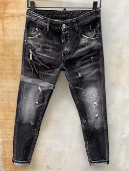 

NEW Men Jeans Ripped for Men Skinny DSQ D2 Jeans Pants Men Jeans Zipper Outwear Man Pants 1 order