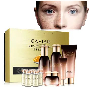 

Beauty Suit Skin Care 10PC/Set Anti-aging Whitening Moisturizing Freckle Removal Fine Lines Hyaluronic Acid Gift Box