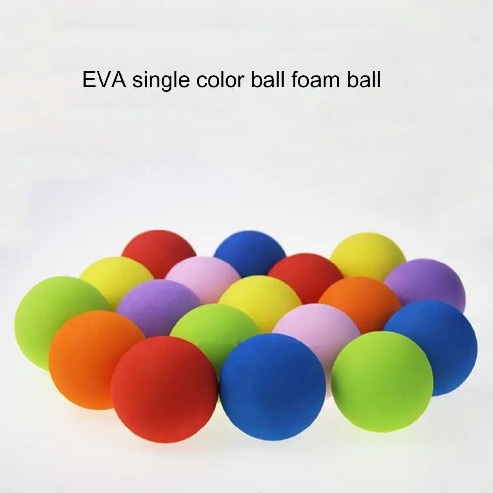 Lot de 30 balles en mousse EVA souple, 9 couleurs unies, 42mm, pour  pratique de Golf en extérieur, Tennis - AliExpress