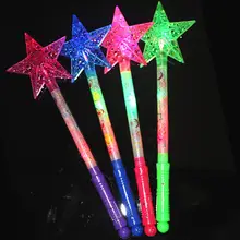 

Luminous Hollow Star Glow Light Stick Wand Concert Performance Party Prop Toy