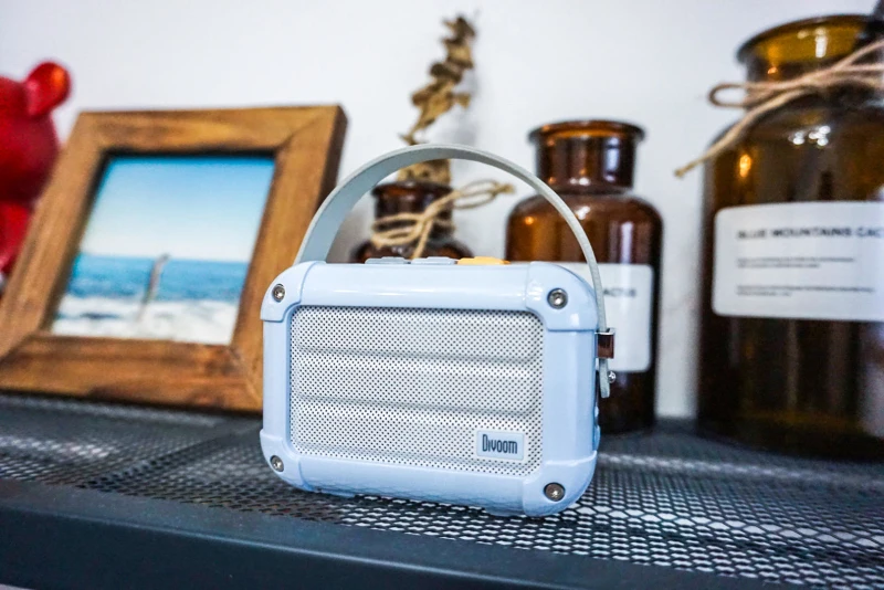 Bluetooth Колонка Divoom Macchiato Беспроводная колонка Smog Blue металлическое радио
