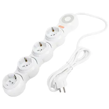 

Power Strip Socket Deformation 4-Concave-Jack 10A Push-on-Type Circular ( EU Plug 220V-250V) Hot