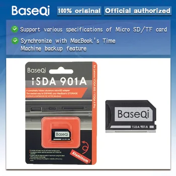 

Original BaseQi Aluminum Minidrive Microsd Card Adapter 901A For Lenovo yoga 900 & 710 SD card reader Memory Card Adapters usb c