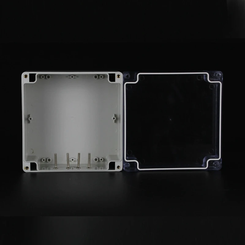 160x160x90 мм ABS IP65 водонепроницаемая Пластиковая распределительная коробка для проводов прозрачный корпус Электронный терминал