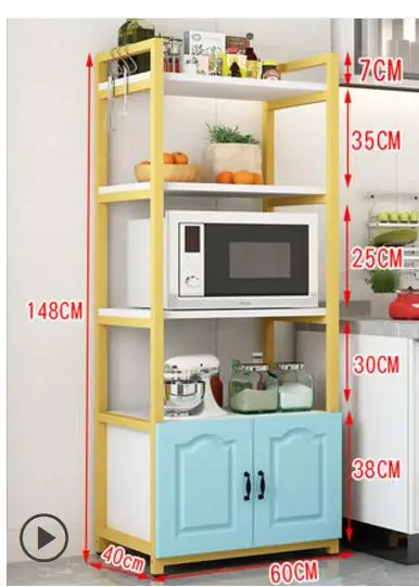 КУХНЯ Купить содержание стойки be born многослойная микроволновая печь купить содержание стойки домашнего использования muti_function кухня получает магазин - Цвет: 24