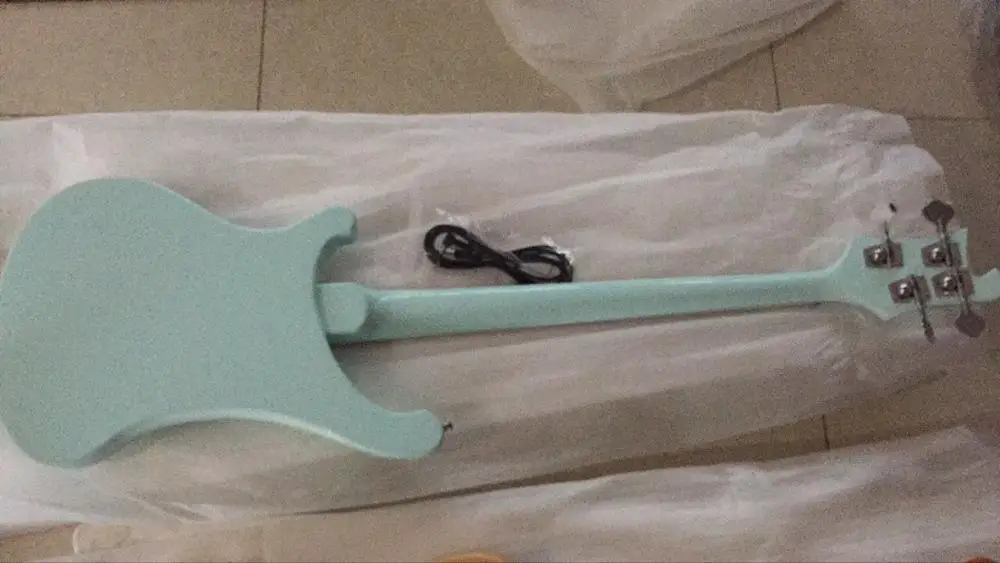 Новинка 4003 Rickenbackr 4 струнная электрическая бас гитара Топ лучшее качество в водорослях синий 170222