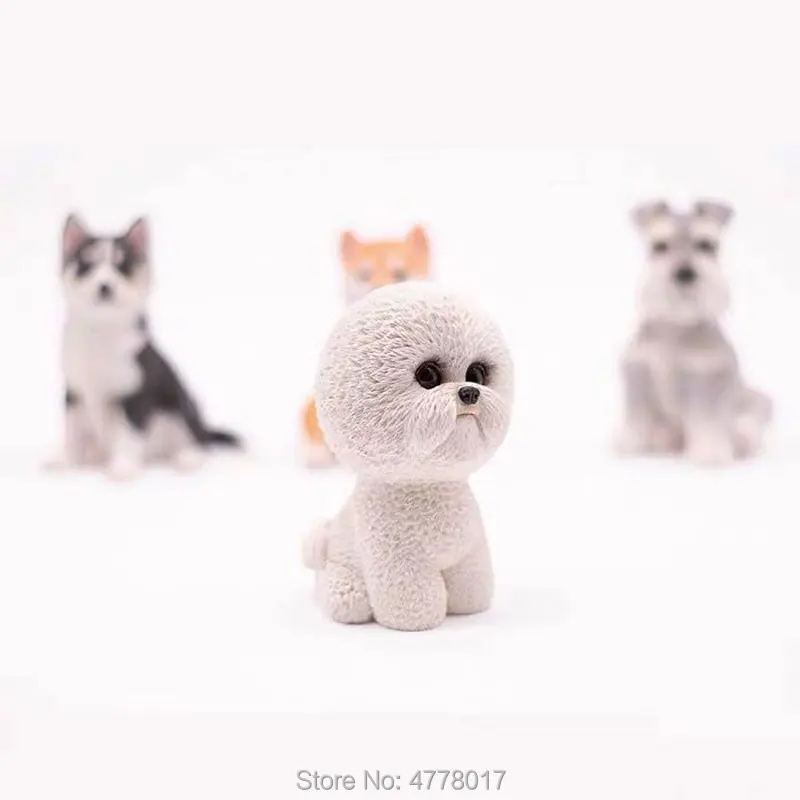 Большой 3d форма для выпечки в виде животного Шнауцер Сиба ину Сибирский хаски