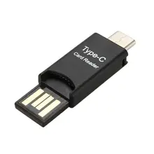 USB 3,1 type C USB-C к Micro-SD TF кард-ридер адаптер для Macbook PC мобильного телефона