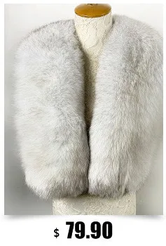 Tatyana Furclub модный серый роскошный женский шарф шаль из натурального меха шарф натуральный Лисий Мех Foulard Femme женский шарф женский