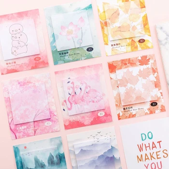 

Kawaii Cartoon Memo Pad Flamingo Sticky Notes Student Decoration Adhesive Notepad Gift Office School Stationary Supplies 02131