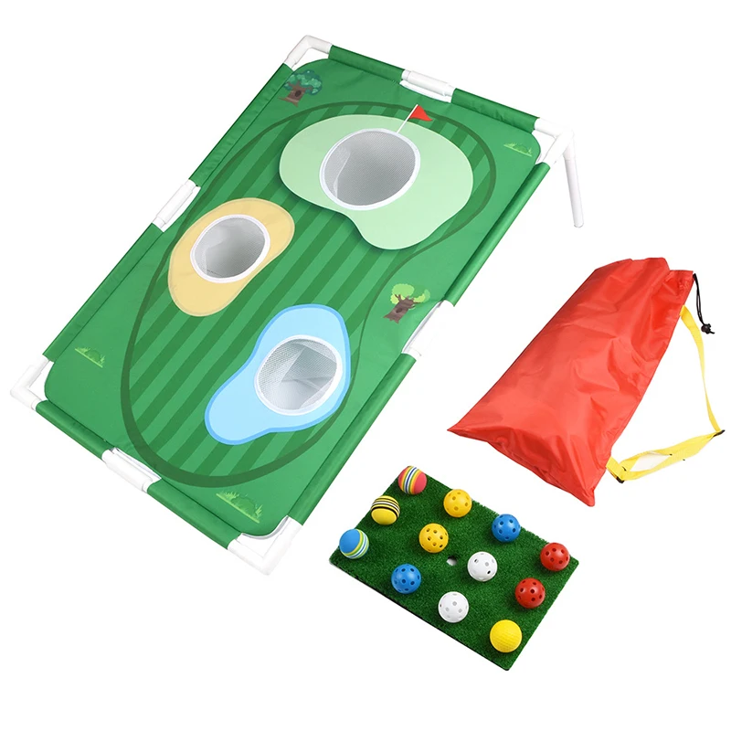 

Indoor Outdoor Golf Practice Net Golf Hitting Cage with Ball Garden Grassland Practice Golf Training Set Golf Training Equipment
