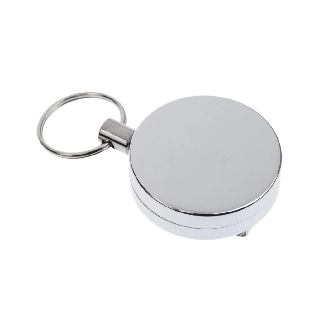 2xRetractable брелок для ключей ID держатель для карт Рыбалка шнурки катушка безопасности держатель