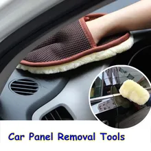 

Soft Wool Car Wash Glove Anti Scratch Brush Duster Microfiber Clearner Drying Towels Paint Detailing Cloths Cleaner Tool