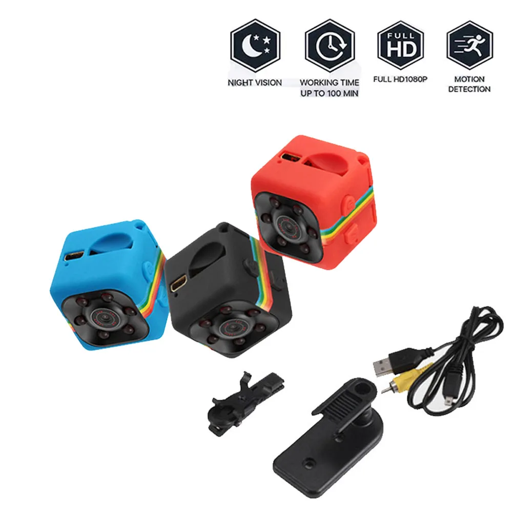 Cámara inteligente sq11 para compartir varias personas, 720P, IP, EE. UU., 360 °, inalámbrica, visión nocturna, para proteger la seguridad familiar