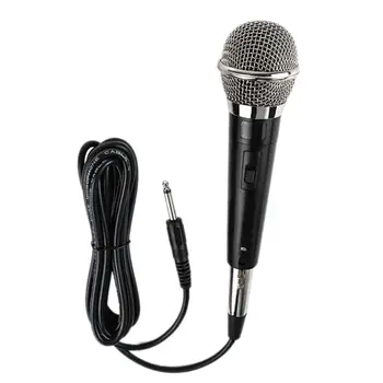 

Traditional Wired Microphone Speech Amplifier Dynamic Handheld Mic for Karaoke Singing/Guitar Amplifier Hot New