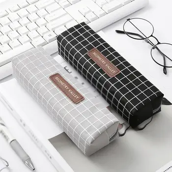

Students Schools Exam Pencil Case Geometric Pattern Stationery Pencil Case Octagonal Canvas Zipper Coin Bag