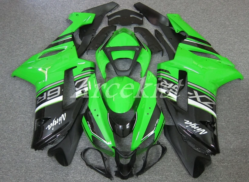 Новый стиль ABS весь обтекатели комплект подходит для kawasaki Ninja zx-6r 636 zx6r 2007 2008 07 08