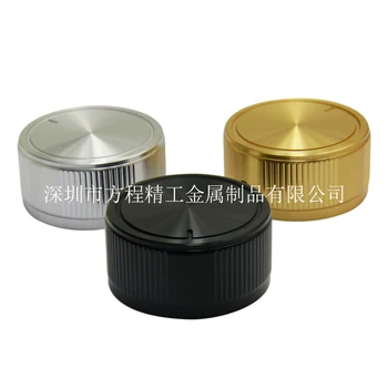 

Aluminum alloy solid striped knob diameter 35mm height 17mm inner hole 6mm knob