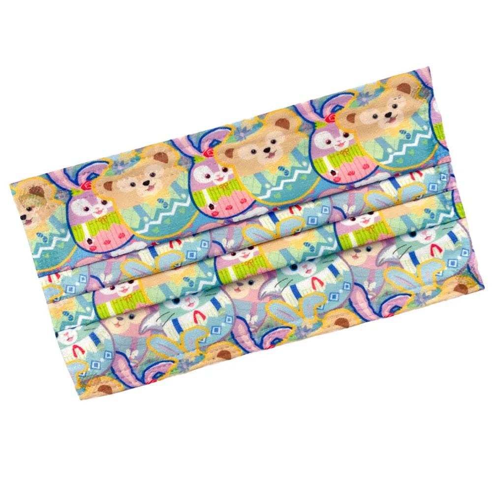 

Disney Duffy Print Disposable Adult Mask Fashion Cartoon Child Mouth Mask 3 Layer Filter Protective Mascara 50/100/150/200Pcs