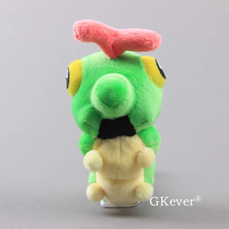 Green Worm Caterpie Plush Toy Metapod Stuffed Animal Figure Soft Toys 5" 12cm Children Gift