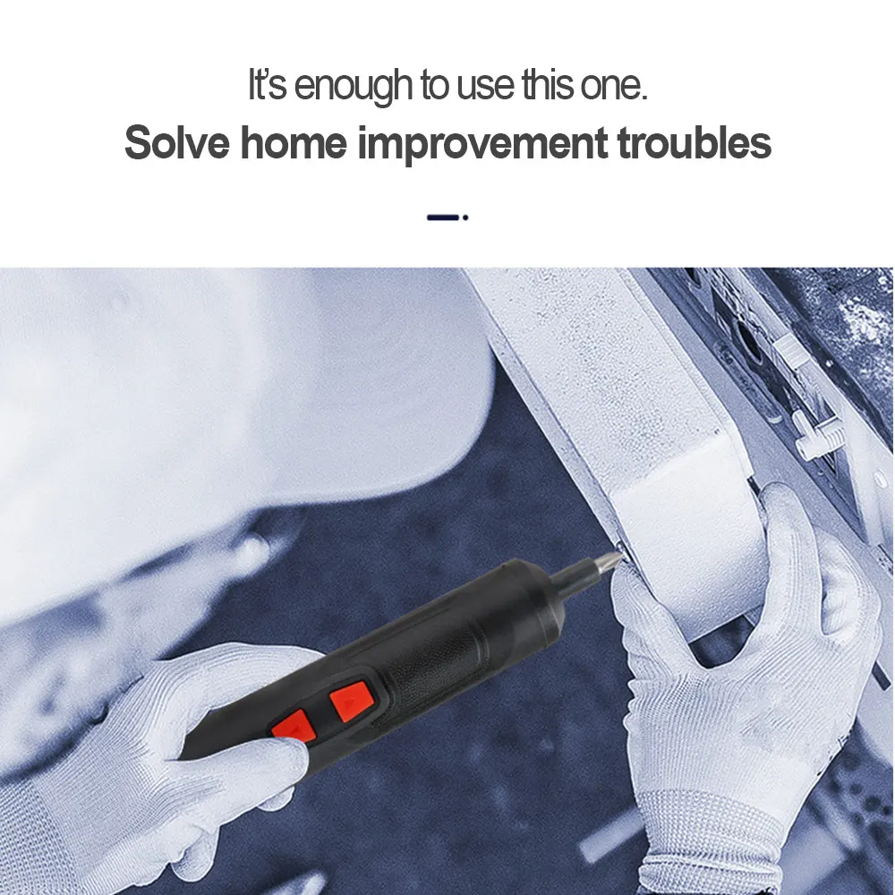 

3.6V Black Electric Drill Driver Electric Drill Practical Portable Lapping Machine Power Tools Grinding Cutting USB