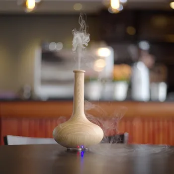 

Essential Oil Diffuser Ultrasonic Humidifier aromatherapy air purifier mist maker home furnishings 7 color vase