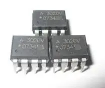 100% новый Бесплатная доставка A3020V HCPL-3020V DIP8