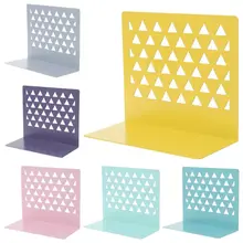 Металлический полый Настольный органайзер, концы для книг, подставка, держатель, полка Bookrack, товары для дома и офиса LX9A