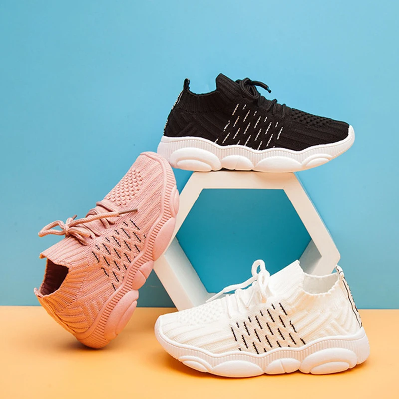 Children Running Shoes Boys Sneakers Spring Autumn Breathable Shoes Kids Sport Light Outdoor Girls