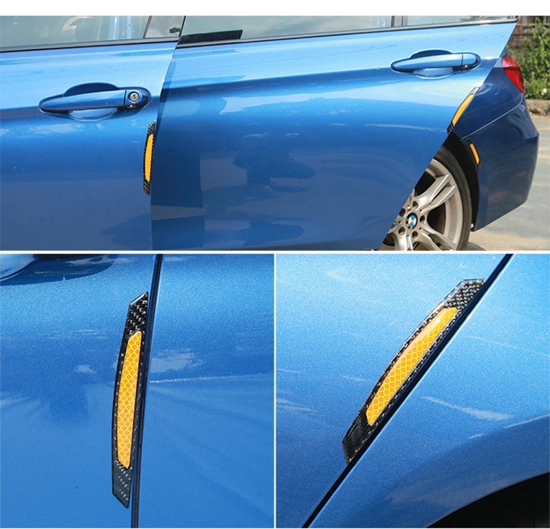 Автомобильные аксессуары 4 шт. автомобильная Защита от царапин наклейка против