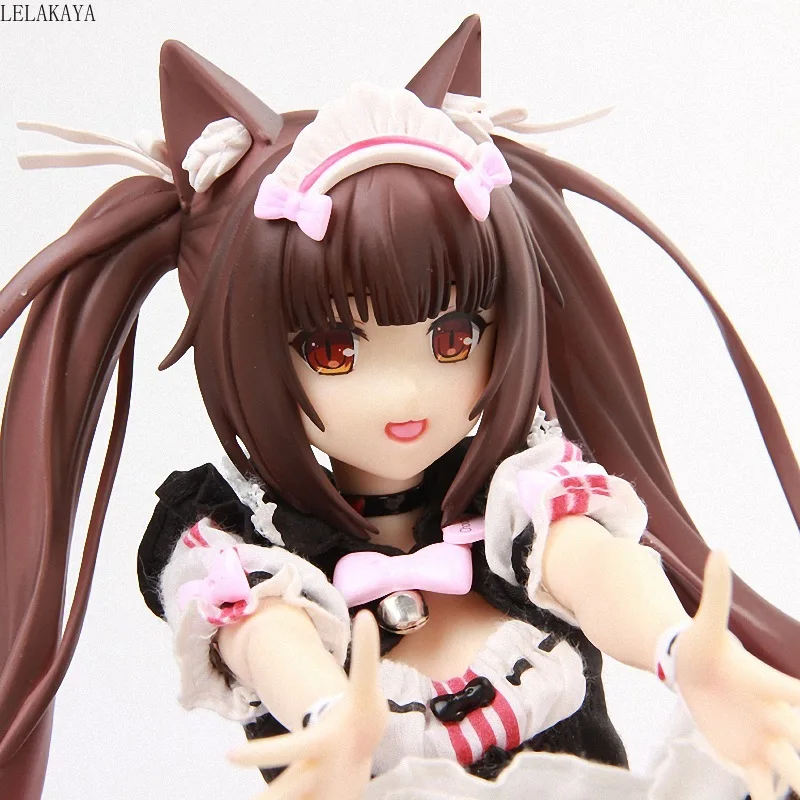 

1/4 Scale Cartoon Cat NEKOPARA Anime Action Figure Chocolat Maid Sofa Ver Vol.1 Model Sitting Collectible Doll 22cm